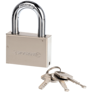 Visací zámek 60 mm kostka Silverline 327568