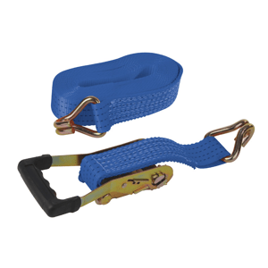 Silverline Stahovací popruh s ráčnou 50 mm × 8 m – s pogumovanou rukojetí 356874