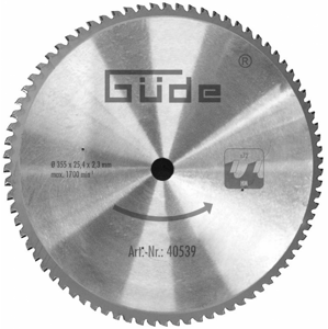 GÜDE Pilový kotouč k pile GMK 350 T 40539