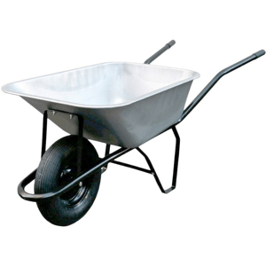 M.A.T. Group Kolečko stavební 100 l, plné, Zn korba, nosnost 120 kg, ROZLOŽENÉ 452205