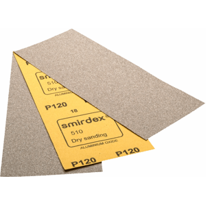 Smirdex Brusný arch 115×280 mm P120 – smirkový papír pro jemné broušení 510020120