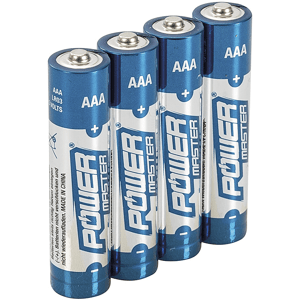 Power Master Alkalické baterie AAA - 4 ks 537212