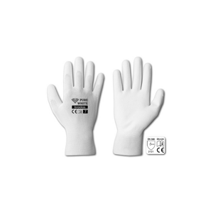 Bradas Rukavice PURE WHITE PU  9 715692