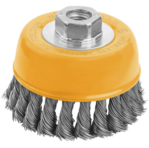 TOLSEN Hrnkový copánkový kartáč 75 mm - M14 77611