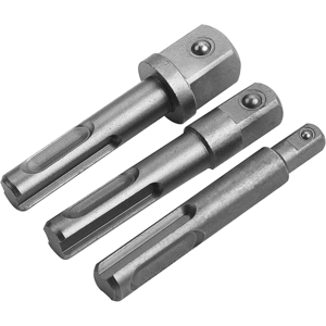 TOLSEN Adaptéry SDS plus/čtyřhran 3 ks 77865