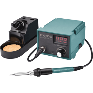 EXTOL INDUSTRIAL Pájecí stanice s LCD a elektronickou regulací 8794520