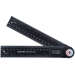EXTOL PREMIUM Digitální úhloměr s pravítkem 200 mm 8823510