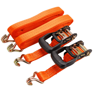 EXTOL PREMIUM Ráčnový upínací pás 5 m × 35 mm – 2 ks s pogumovanou rukojetí 8861146