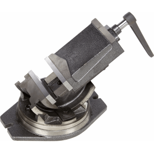 Svěrák sklopný AVH125 – litinový, otočný a naklápěcí mechanismus AVH125