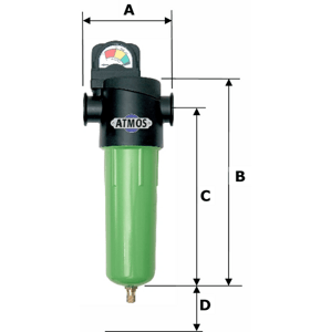 Atmos Vzduchový filtr NGF 1/2" F04-B-PF
