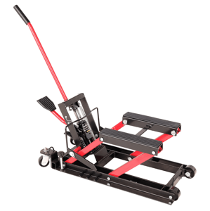 Hydraulický zvedák motocyklů 680 kg – ovládání nožním pedálem LD-M04113