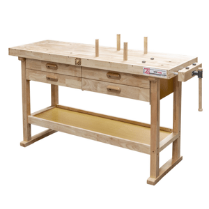 Holzmann Truhlářská hoblice WB162L – masivní buk, velká pracovní plocha WB162L