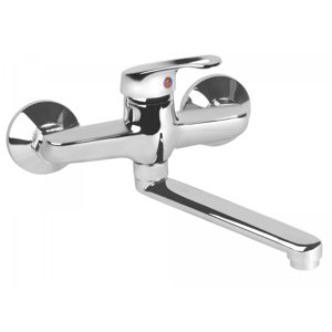 Baterie umyvadlová/dřezová, 100mm, ram. 20cm, 35mm, chrom 72008