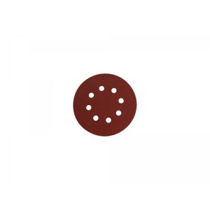 Papír brusný výsek 125mm, zr. P180, suchý zip, 8 otvorů - 10ks 8803567