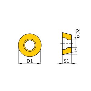 Břitové destičky R, 5 ks 3441704