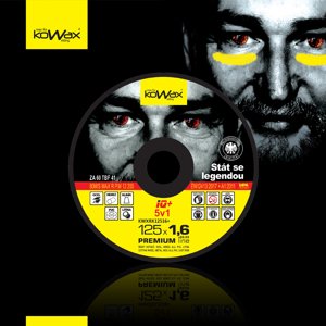 Řezný kotouč KOWAX IQ+ 5v1 125x1,6mm KWXRK12516P