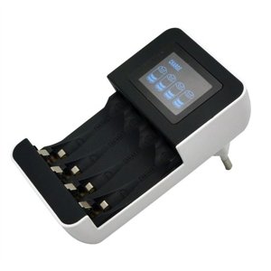 Solight nabíječka s LCD displejem, AA/AAA, 450mA DN25