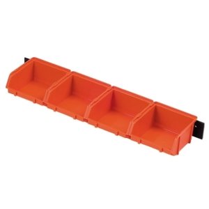 TOOD Plastový zásobník 4 ks + lišta SB0074