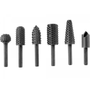 Rašple rotační do dřeva, 6ks 8803701