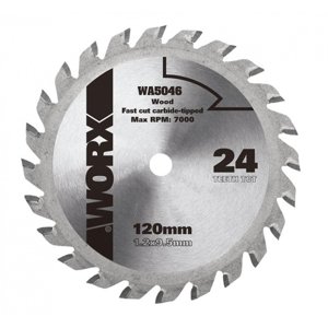 WA5046 - Kotouč na dřevo 120x9,5 pro WU427, Worxsaw XL 45905046