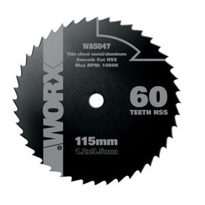 WA5047 - Kotouč na dřevo/kov 115 x 9,5 pro WU427, Worxsaw XL 45905047