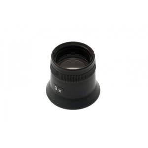 Hodinářská lupa s plastovou čočkou, zvětšení 4x, 24 mm 1094-2