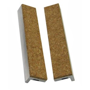 YORK - vložky do čelistí ke svěráku 125 mm (2ks) - korek 06.01.02.04.1.0