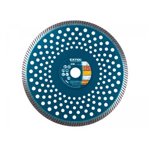 Kotouč diamantový řezný, turbo Fast Cut, suché i mokré řezání, 230x22,2x2,8mm 8703055