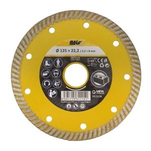 Diamantový kotouč TURBO SPEED 125x22,2mm DKTK125