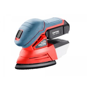 Aku vibrační bruska delta Extol Premium SHARE20V, 20V Li-ion, 2000mAh 8891844