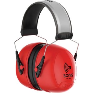JSP SONIS 3 sluchátka - červené 0402015599999