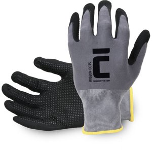 ČERVA EXPORT IMPORT a.s. Univerzální máčené pracovní rukavice WIGEON DOTS - vel.8 0108019399080