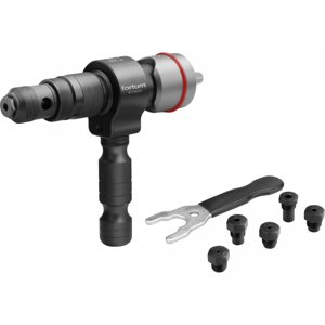 Fortum Nástavec nýtovací na vrtačku T, pro trhací nýty 2,4-6,4mm, CrMoV 4770663