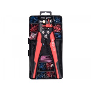 Kleště odizolovací/krimpovací a koncovky, sada 231ks 8831126