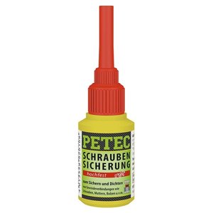 Přípravek pro fixaci šroubů - vysoká pevnost - PETEC Schraubensicherung Hochfest 10 g 2801000092010
