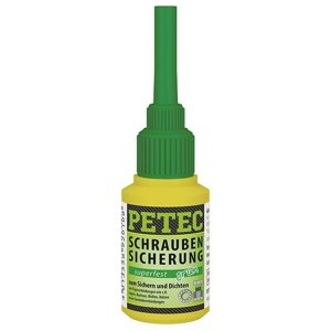 Přípravek pro fixaci šroubů - super pevnost - PETEC Schraubensicherung Superfest 10 g 2801000093010