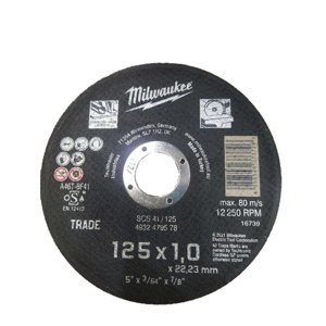 Milwaukee Řezný kotouč 125x1,0mm - 1ks 4932479578