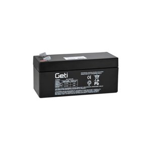 Baterie olověná 12V   3.3Ah Geti 04250451