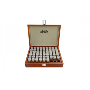 Válečkové měrky ocelové KINEX - sada 0,3-3,0/0,1 mm, 28 ks 1047-13-003