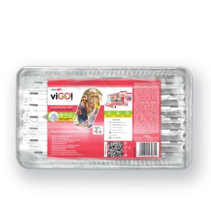 ViGO! Grilovací tácky 60µm 80g 34x23cm - 4 ks 7341141