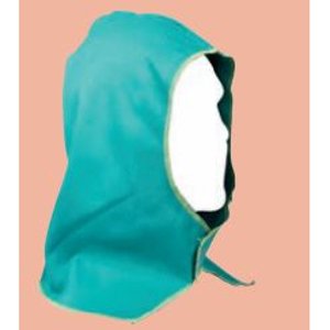 Ochranná kukla z nehořlavé bavlny PROBAN s ochranou zátylku (zelená) SCUFP-PP