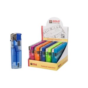 SOLO - zapalovač plnitelný piezo, balení 50 kusů 615117