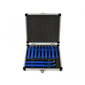 Soustružnické nože GEKO, sada 11ks, 8x8mm, uloženo v kufru G01240