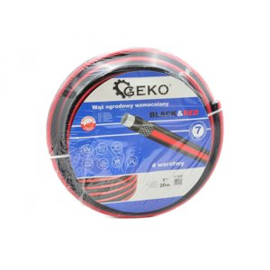 Zahradní hadice vyztužená BLACK&RED GEKO 1" 20m na vodu 4-vrstvá G73698