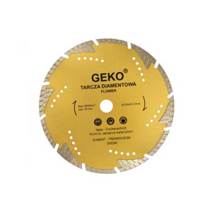 Kotouč diamantový řezný turbo-segmentový GEKO, 230x8x22mm G00290