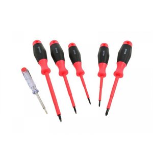 Šroubováky izolované + zkoušečka GEKO, sada 6ks G30623