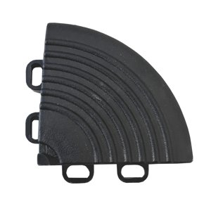 Plastový rohový nájezd k dlaždicím Procarosa PROFI - černá PPR-CER