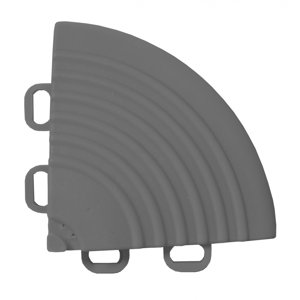 Plastový rohový nájezd k dlaždicím Procarosa PROFI - tmavě šedá PPR-TMS