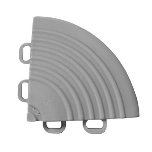 Plastový rohový nájezd k dlaždicím Procarosa PROFI - šedá PPR-SED