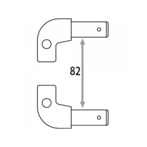 Náhradní rameno k ručním bodovacím kleštím GYS PX5 048690